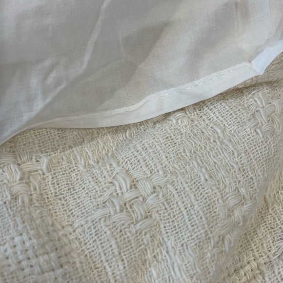 NWT Zara Textured Cream Cutout Kids Dress - Picture 6 of 6